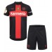 Bayer Leverkusen Alejandro Grimaldo #20 Replica Home Minikit 2023-24 Short Sleeve (+ pants)